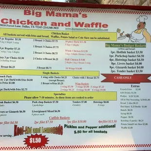 pizza, menu