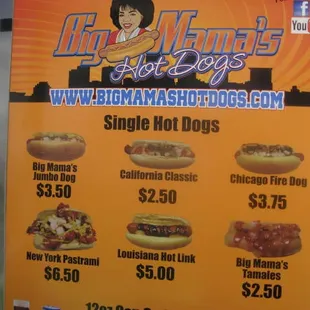 prices of hot dogs