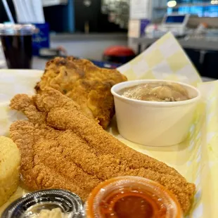 1 FISH 1 CHICKEN