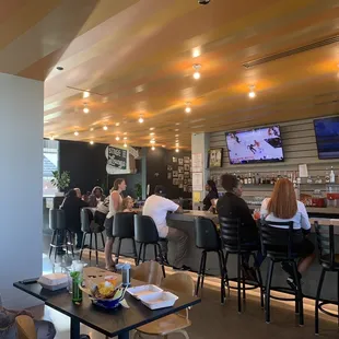Bar area, inside