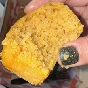 carrots in the cornbread