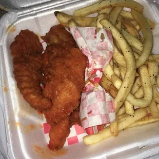 Chicken Fingers and Fries 9.99