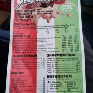 Flyer found on door. Apts on sahara and Maryland parkway area. Thought I would give them a try....