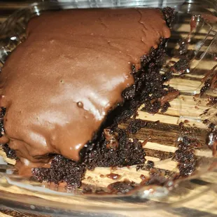 Homemade chocolate cake