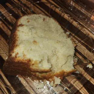 Homemade butter pound cake