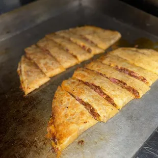 Fat Man Quesadilla (Pastrami Quesadilla)