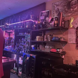 Bar at Big Man's Lounge New Orleans.