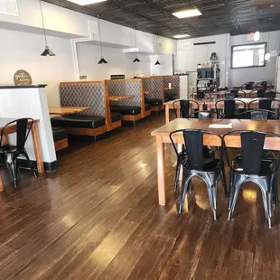 interior, sushi and sashimi