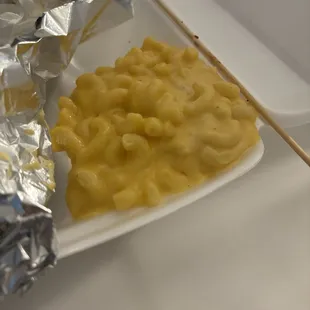 The actual Mac they serve you and it's not good frozen Mac is way better smh