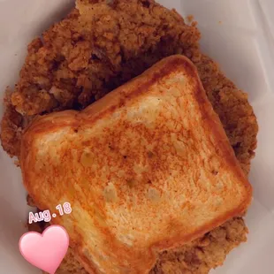 Chicken fried steak sandwich
