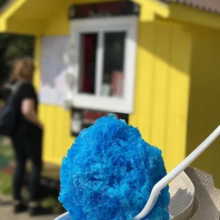 Medium Blue Raspberry Shaved Ice.