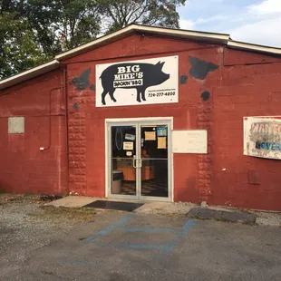 the outside of the building