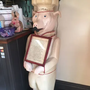 Lil' Mike, carved with a chainsaw