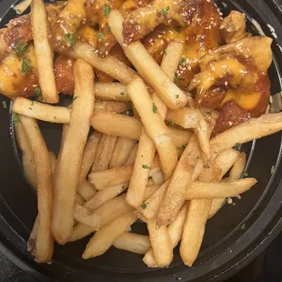 Bam Bam Shrimp with fries