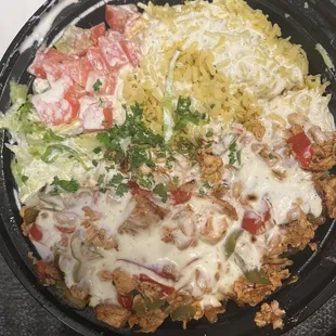 Chicken Sizzle Rice Bowl