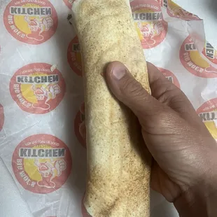 Falafel wrap got that BWE! Big Wrap Energy! Like the bowl sans the rice!