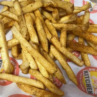 Large Cajun fries seasoned to perfection!