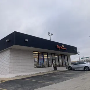 the front of the store