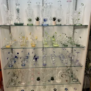 Our beautiful and colorful selection of glass