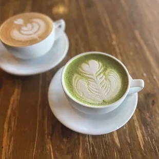 Latte &amp; Green tea latte