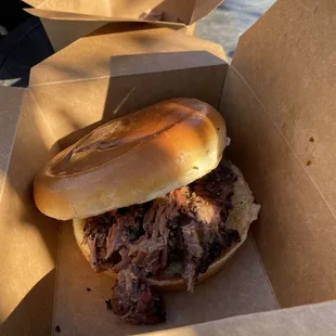 Brisket sandwich ($16)