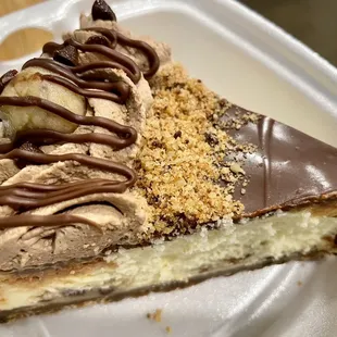 a slice of cheesecake