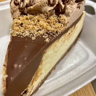a slice of cheesecake