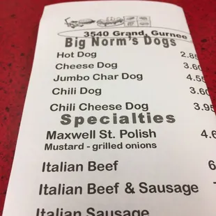 Just the first page of yummy food