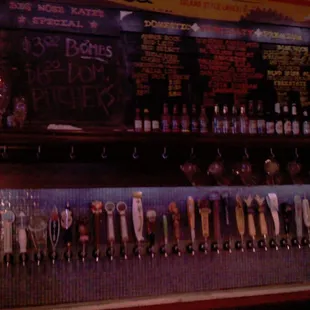 Blurry beer! There are 30. I counted.
