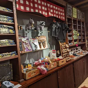 Gift shop downstairs.