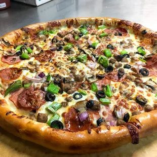 our delicious Supreme Pizza