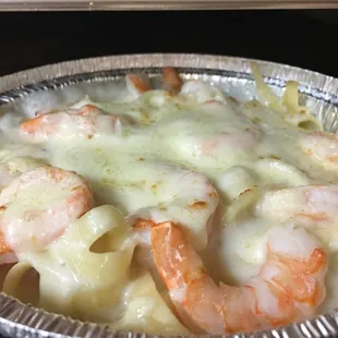 Shrimp Fettuccine Alfredo