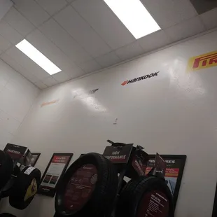 The brand's they have- Continental, Dunlop tires, Hankook, Pirelli, Sumitomo tires, Yokohama.