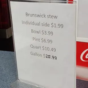 the price of the drink