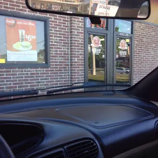 Front entrance view into Big Oak from my car.