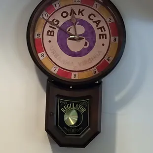 a clock on the wall