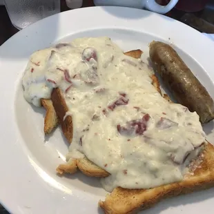 Chip beef and gravy