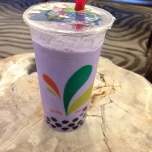 I ordered a Taro Bubble tea and it&apos;s very interesting if you never had it!