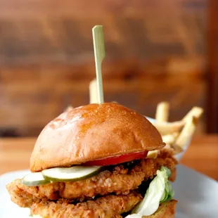 Southern Fried Chicken Burger'wich