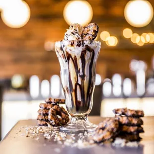 Hand dipped shakes with Yarnell's Ice Cream