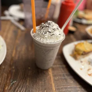 Oreo milkshake