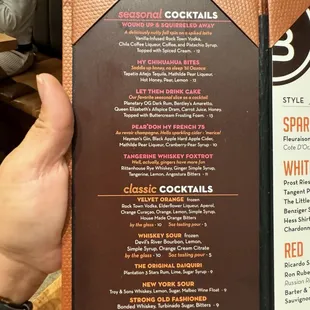 Great cocktails and drink selection. Have several beer on tap, and milkshake menu. Also offer a non-alcohol beverages menu.