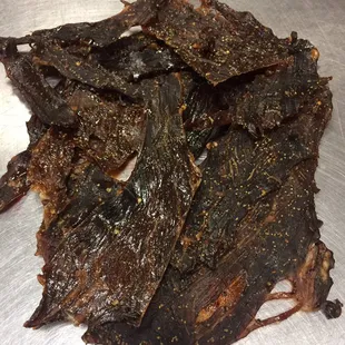 Honey BBQ Habanero Peppered Jerky!