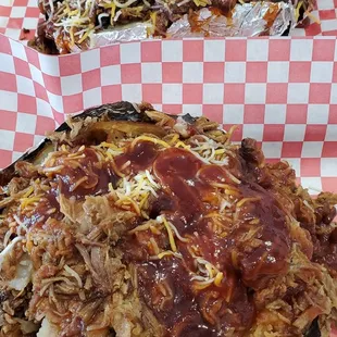 Baked potatoes