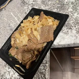 Very generous with Beef Chow Fun
