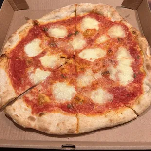 Margherita - a little light on toppings