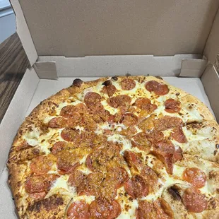 Pepperoni Alfredo Pizza