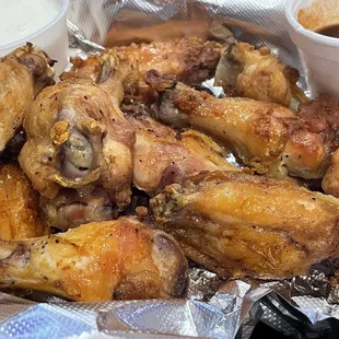 Naked wings!