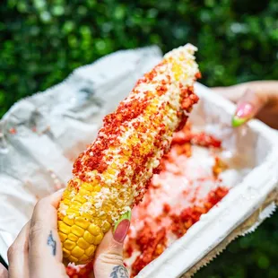 Hot Cheetos Elote Loco ( On The Cob)