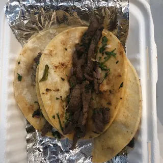 3x Carne Asada Tacos